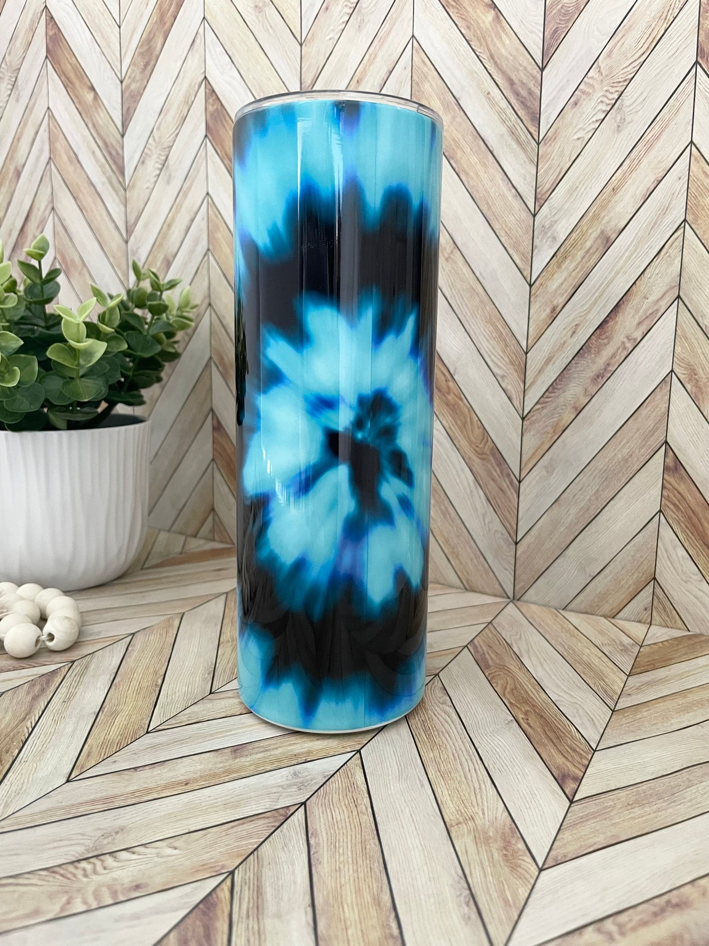 Black and Blue Tie Dye - Personalized