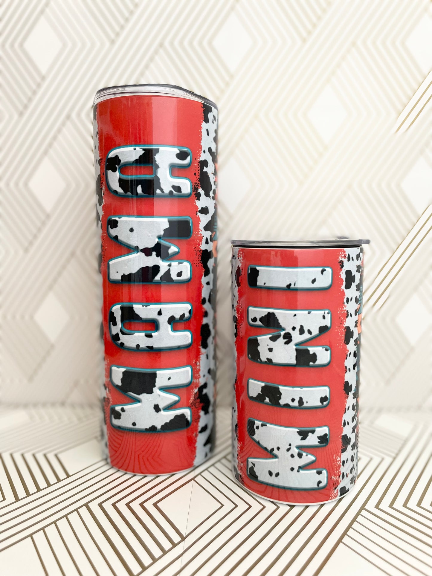 Mama and Mini Aztec Tumbler Set