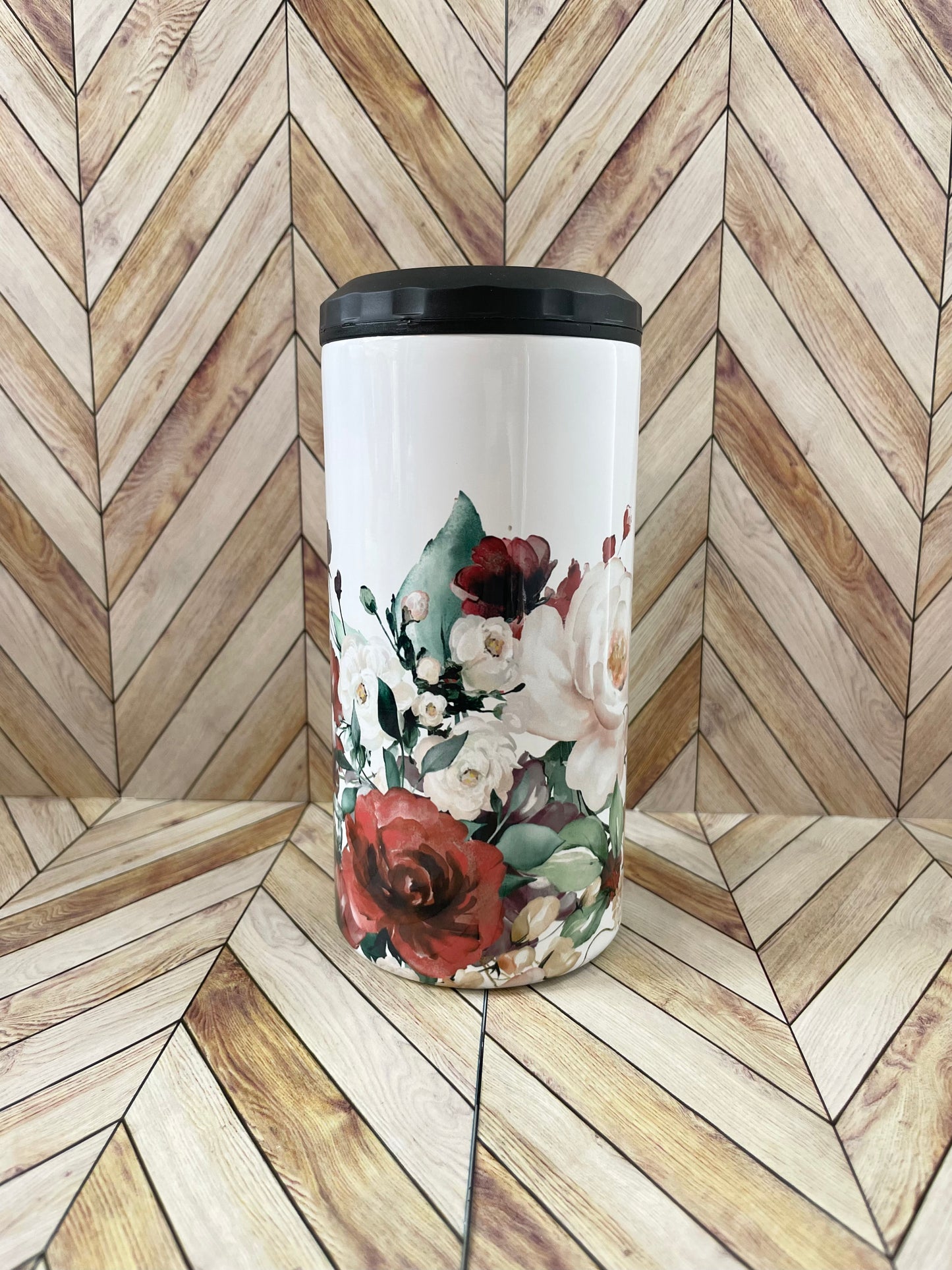 Floral 4 in 1 Can Cooler