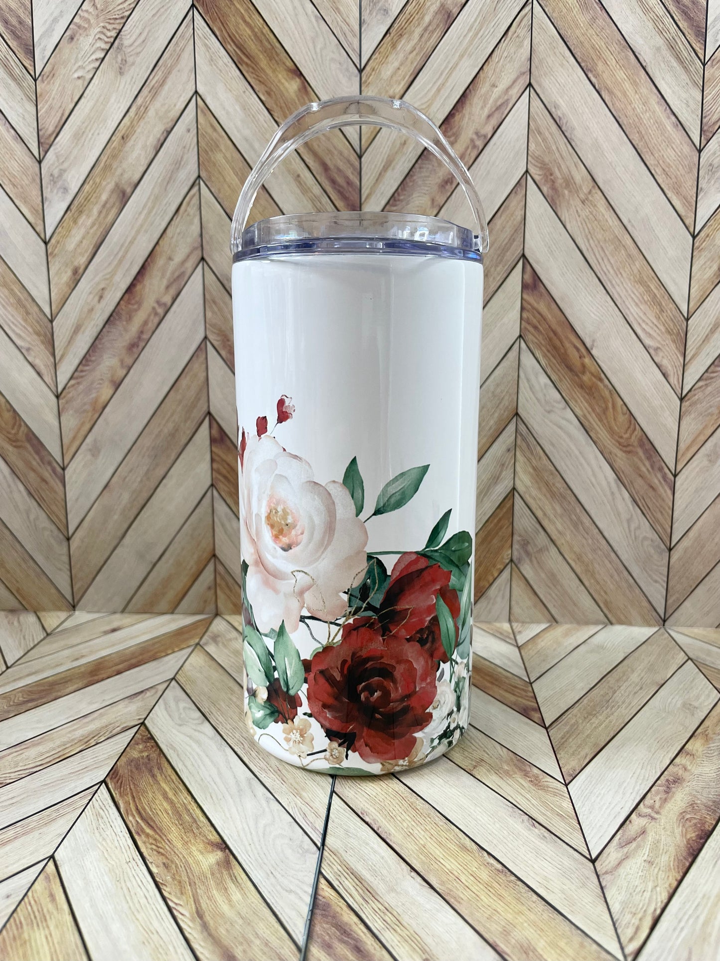 Floral 4 in 1 Can Cooler