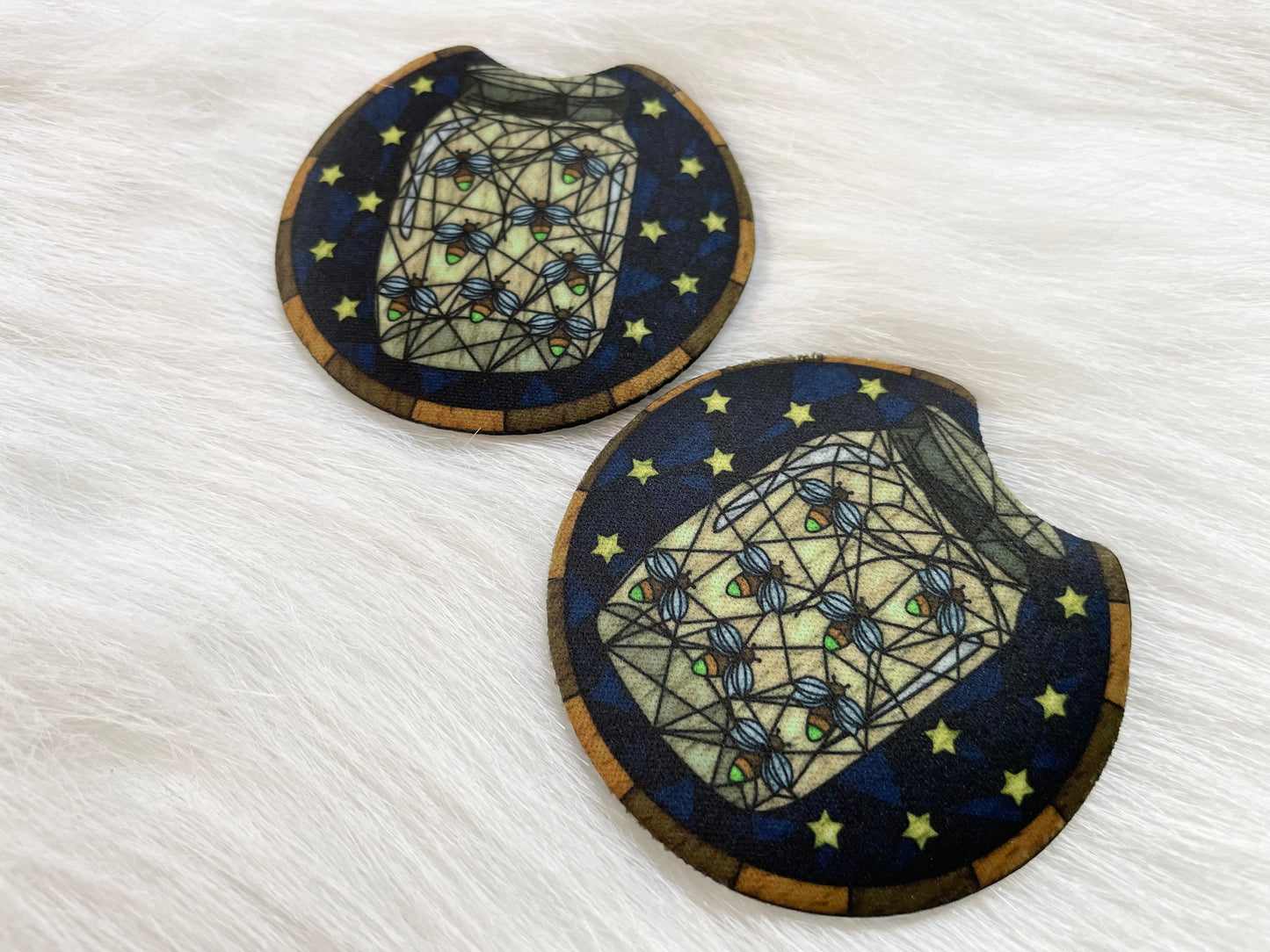 Fireflies Car Coaster - Set of 2