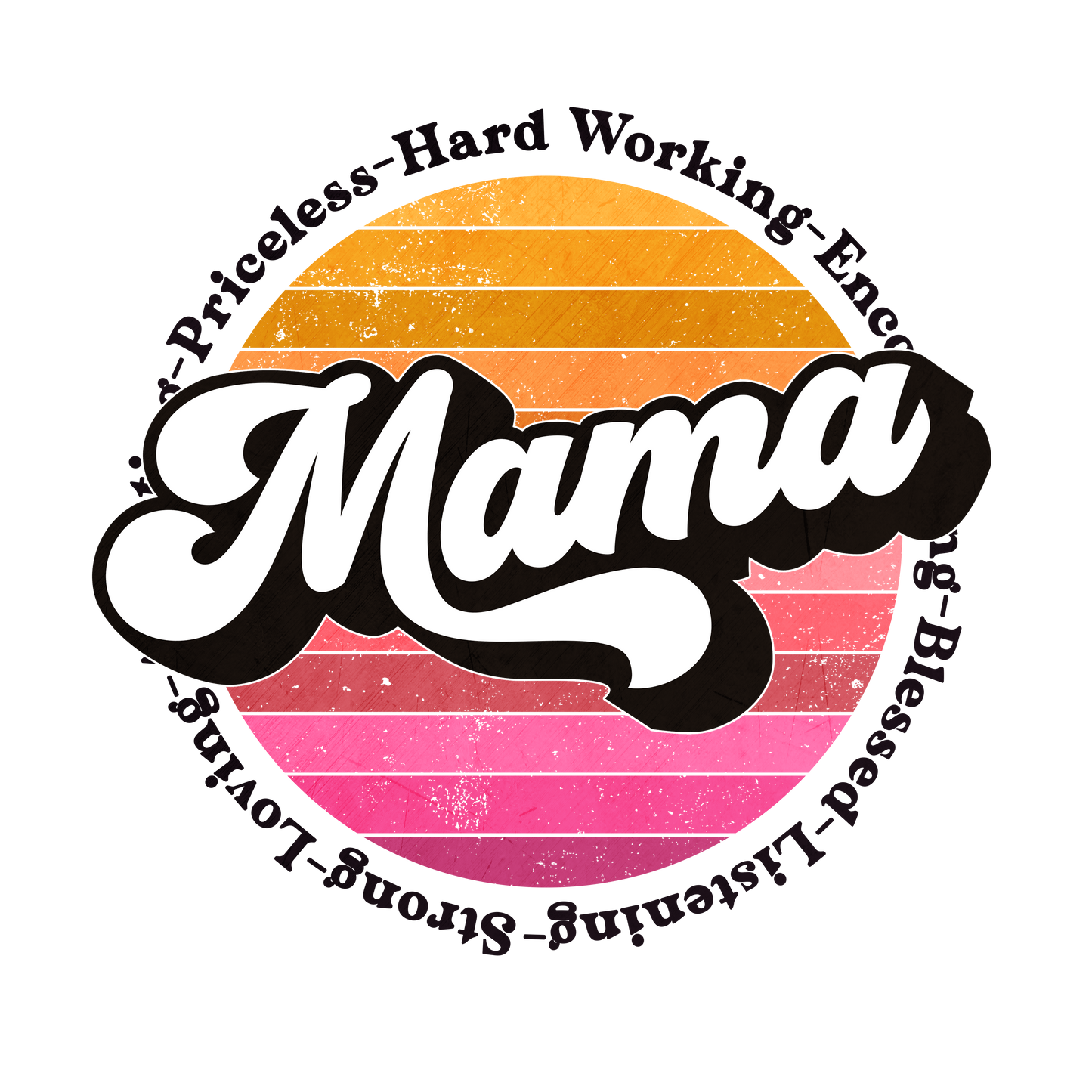 Mama Beer Can Glass