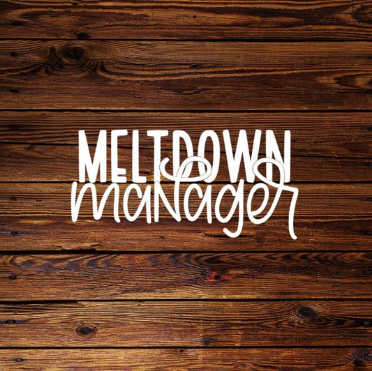 Meltdown Manager Decal