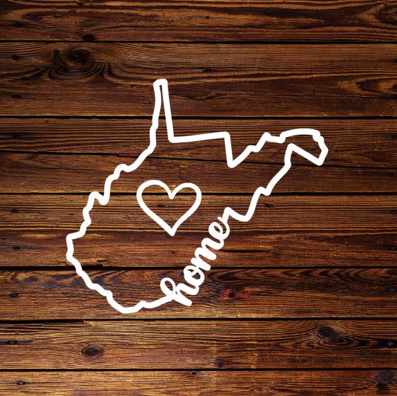 West Virginia Home Decal