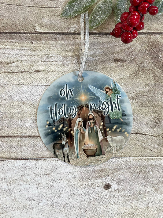 Oh Holy Night Christmas Ornament