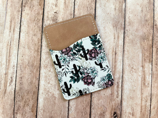 Cactus and Succulent Phone Wallet