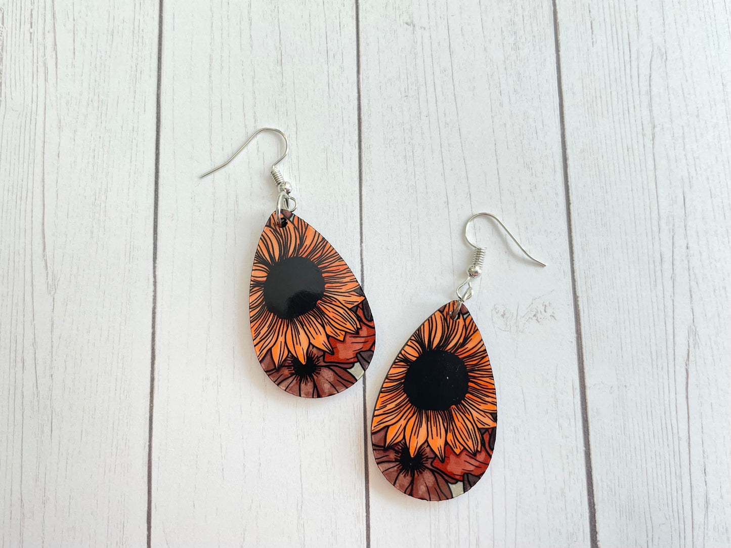 Fall Sunflowers Earrings